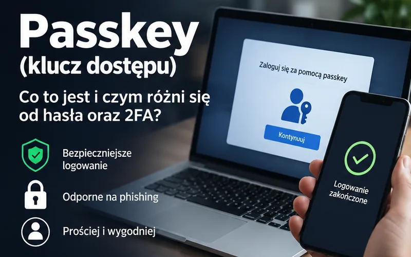 Passkey – klucz dostępu zamiast hasła